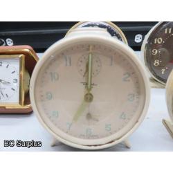 Q-174: Westclox Vintage Clock Collection – 8 Items