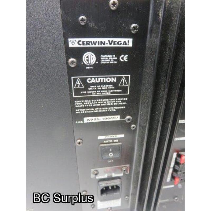 Q-176: Cerwin-Vega & Yamaha Surround Sound System