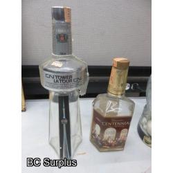 Q-181: Vintage Decanters & Liquor Bottles – 1 Lot