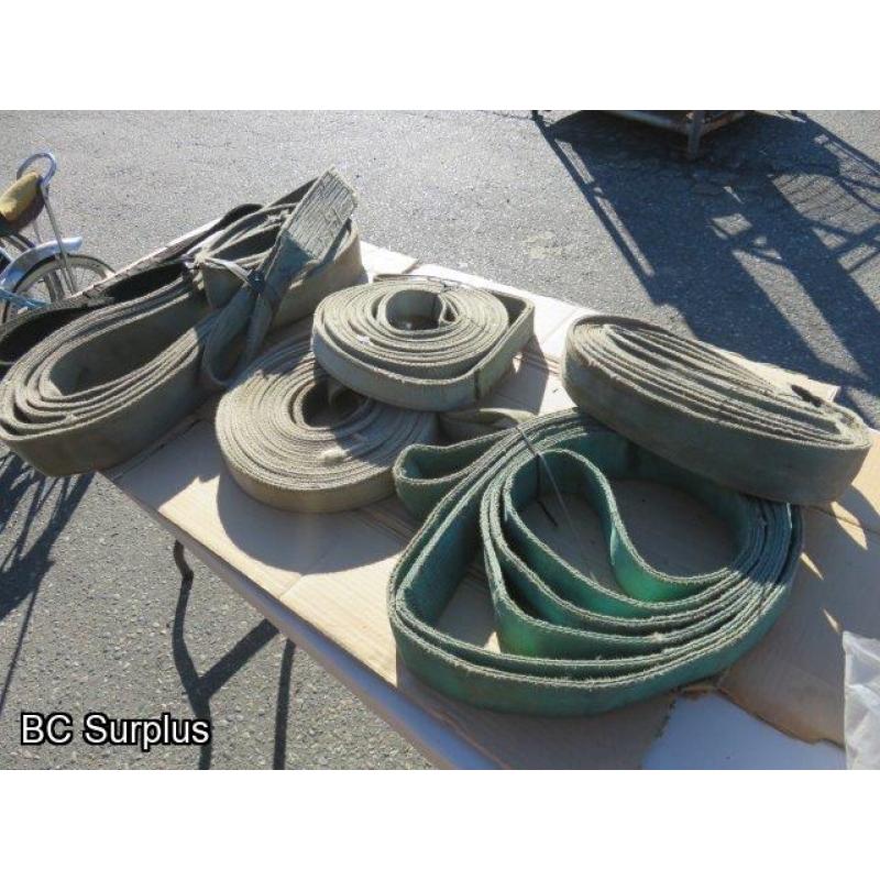 Q-231: Lifting Slings; Gloves & Bungee Cord – 1 Lot