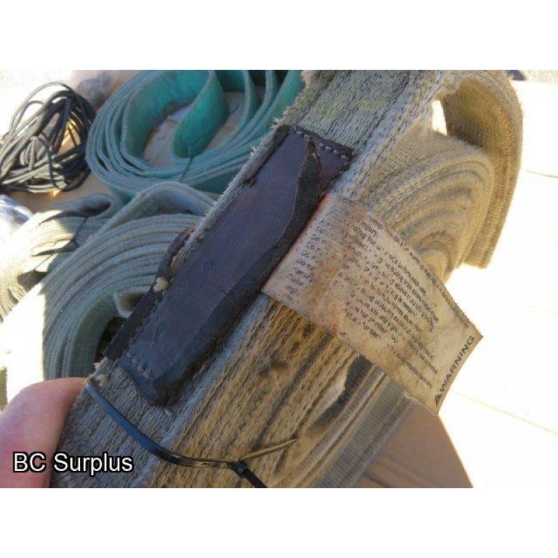 Q-231: Lifting Slings; Gloves & Bungee Cord – 1 Lot