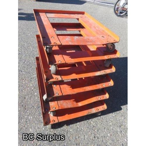 Q-238: Heavy Duty Steel-Framed Carts – 6 Items