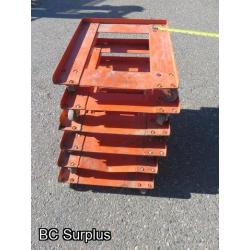 Q-238: Heavy Duty Steel-Framed Carts – 6 Items