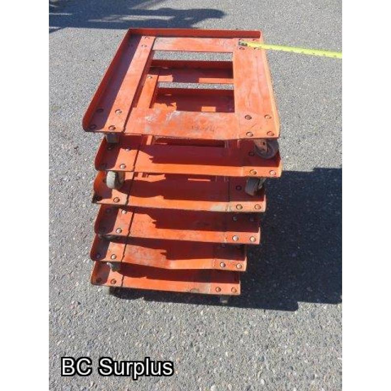 Q-238: Heavy Duty Steel-Framed Carts – 6 Items