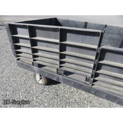 Q-242: Rubbermaid Heavy Duty Platform Cart – Pneumatic