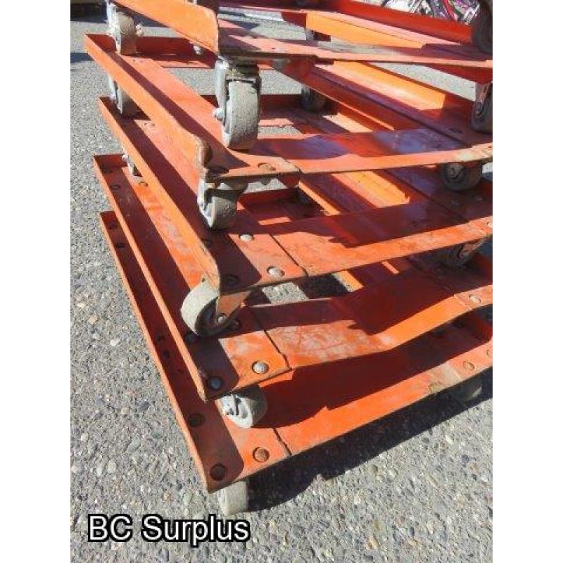 Q-238: Heavy Duty Steel-Framed Carts – 6 Items