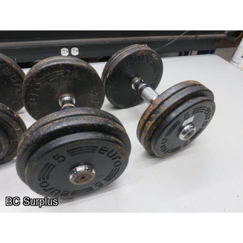 Q-288: Eurosport Dumbbell Set – 4 Items