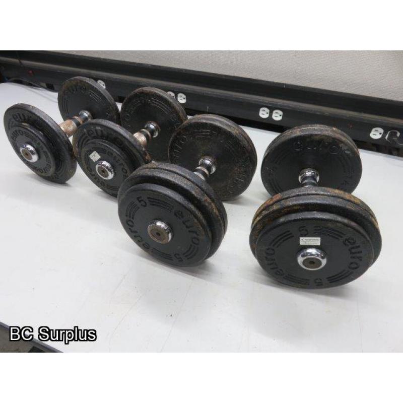 Q-288: Eurosport Dumbbell Set – 4 Items