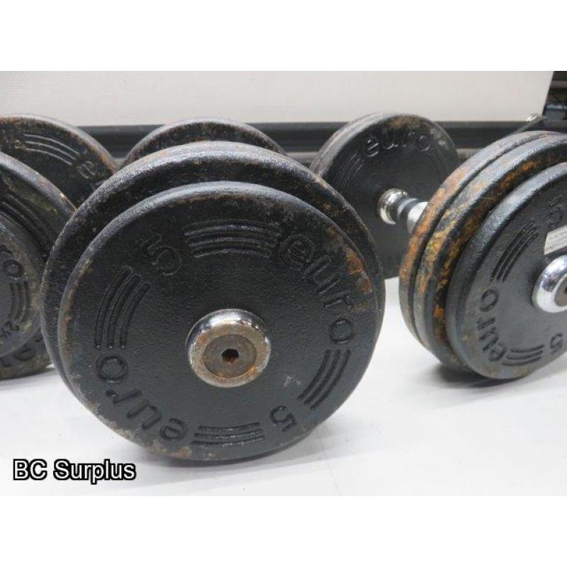 Q-288: Eurosport Dumbbell Set – 4 Items