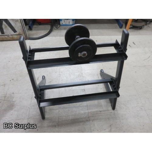 Q-289: Dumbbell Storage Rack – 2 Shelf