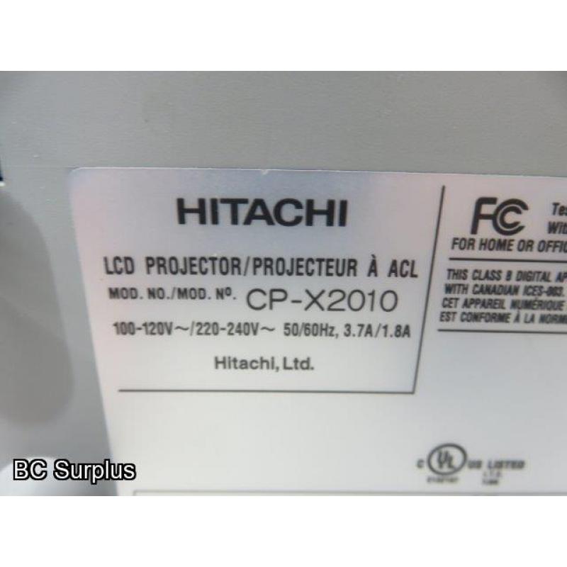 Q-292: Hitachi CP-X2010 LCD Projector