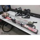 Q-267: Kneissl Ski Boots with Skis & Poles – 1 Lot