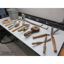 Q-299: Vintage Gardening Tools & Galvanized Bucket – 1 Lot