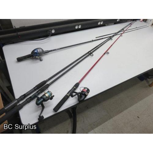 Q-269: Fishing Rods & Reels – 1 Lot