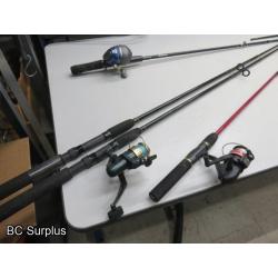 Q-269: Fishing Rods & Reels – 1 Lot