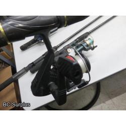 Q-269: Fishing Rods & Reels – 1 Lot