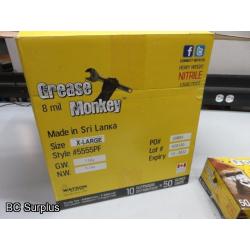 Q-197: Grease Monkey HD 8 mil Disposable Nitrile Gloves – XL