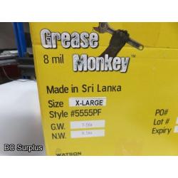 Q-91: Grease Monkey HD 8 mil Disposable Nitrile Gloves – XL