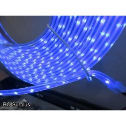 Q-341: LED Tape Lights – Blue – 12 Items