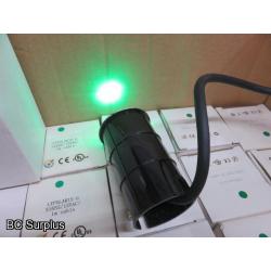 Q-349: Inground 12V LED Lights – Green – 27 Items