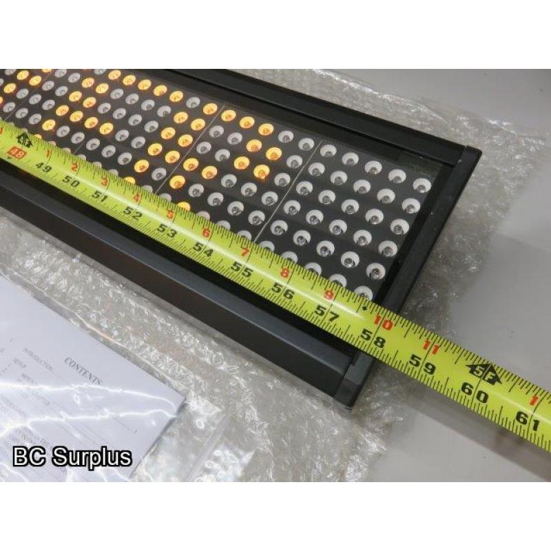 Q-352: Colour-Brite Moving Message Display – Unused – Coloured