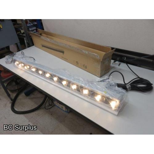 Q-358: LED Linear Light Bar – Programmable – White – Unused