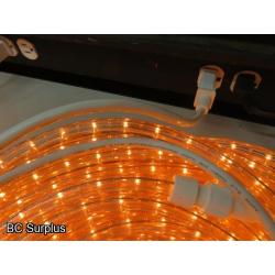 Q-322: Rope Lights – 3 Lengths of 75 Feet – Warm White