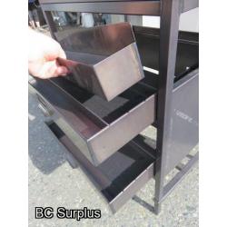 Q-412: Double-Sided Retail Display – 4 Drawer