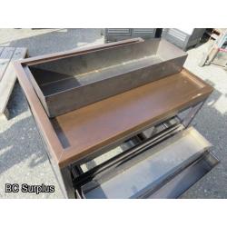 Q-412: Double-Sided Retail Display – 4 Drawer