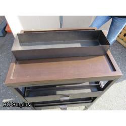 Q-412: Double-Sided Retail Display – 4 Drawer