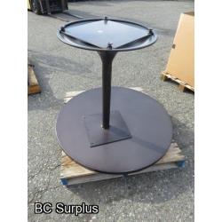 Q-403: Centre Pedestal Round Table