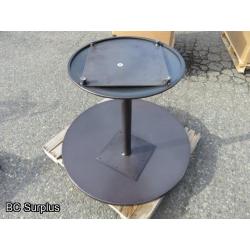 Q-403: Centre Pedestal Round Table