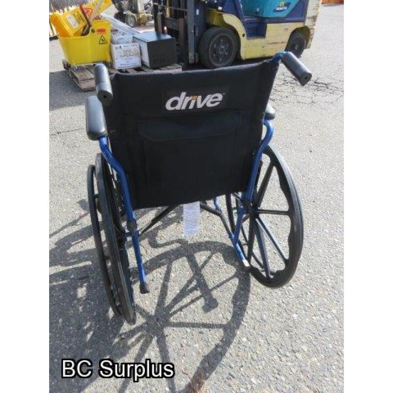 Q-428: Drive Manual Wheelchair – Folding