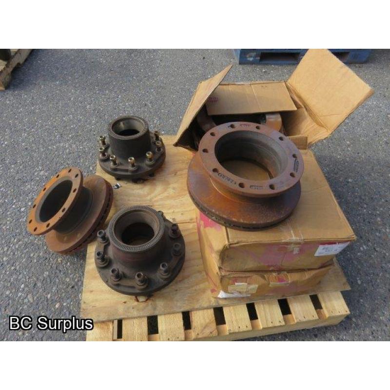 Q-431: Meritor Truck Parts – Hubs; Rotors & Calipers – 1 Lot