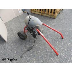 Q-432: Ridgid K-1500 Power Snake