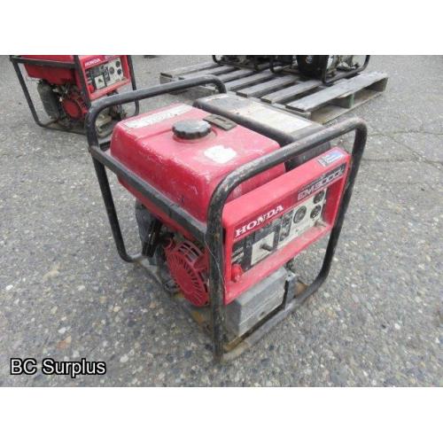 Q-441: Honda EM3000C Portable Generator