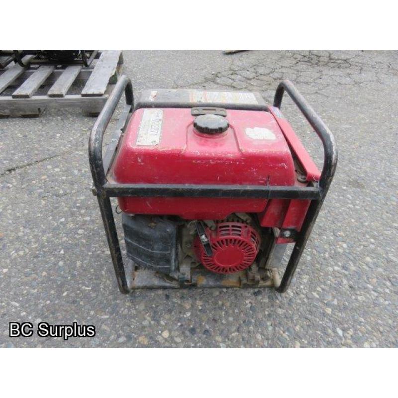 Q-441: Honda EM3000C Portable Generator