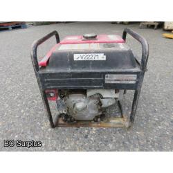 Q-441: Honda EM3000C Portable Generator