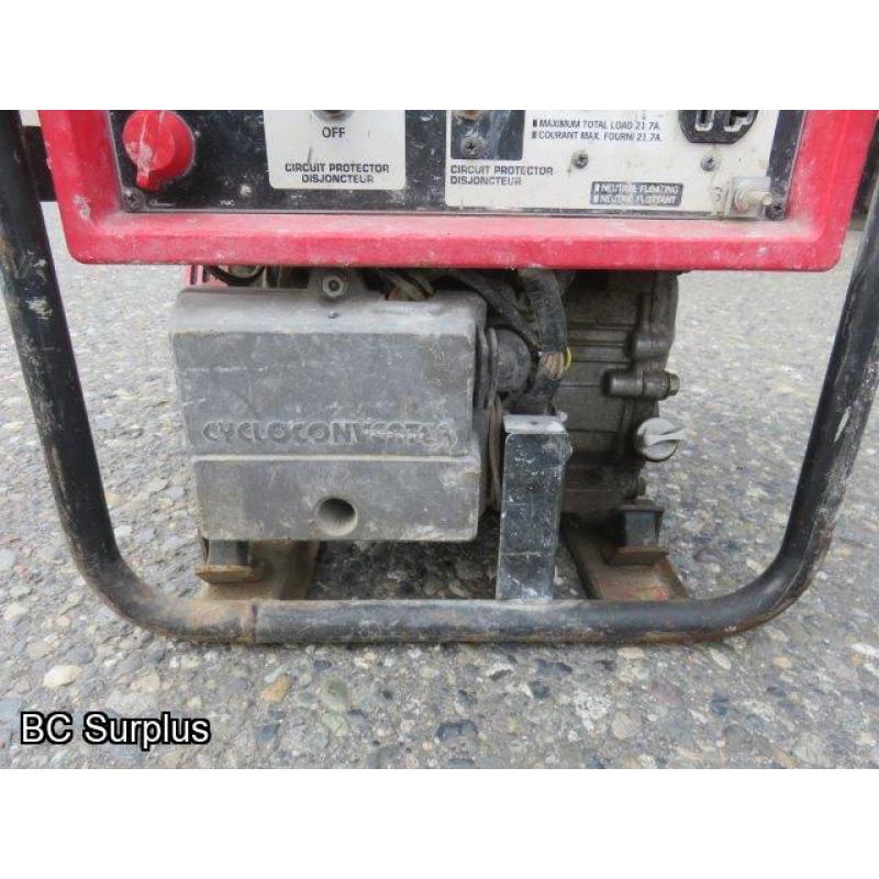 Q-441: Honda EM3000C Portable Generator