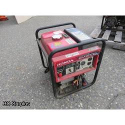 Q-442: Honda EM3000C Portable Generator