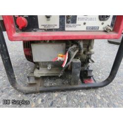 Q-442: Honda EM3000C Portable Generator