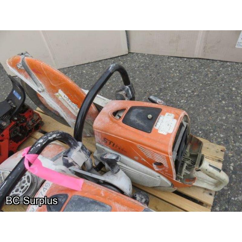 Q-445: Stihl TS800 Cut-Off Saws – 1 Pallet – Parts