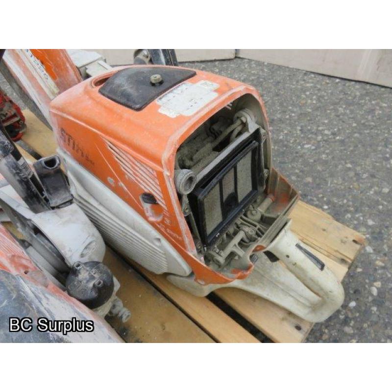 Q-445: Stihl TS800 Cut-Off Saws – 1 Pallet – Parts