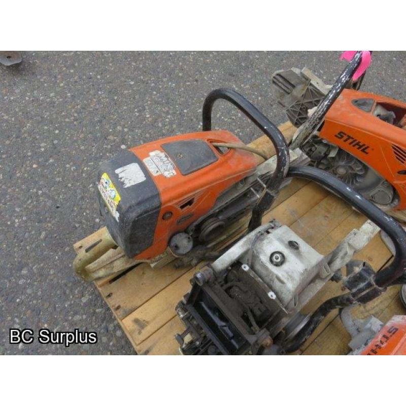 Q-445: Stihl TS800 Cut-Off Saws – 1 Pallet – Parts