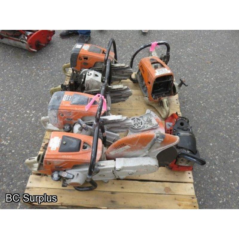 Q-445: Stihl TS800 Cut-Off Saws – 1 Pallet – Parts