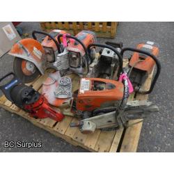 Q-445: Stihl TS800 Cut-Off Saws – 1 Pallet – Parts