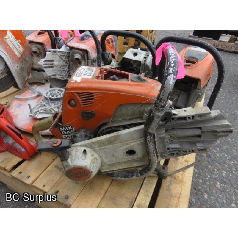 Q-445: Stihl TS800 Cut-Off Saws – 1 Pallet – Parts