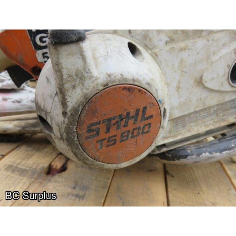 Q-445: Stihl TS800 Cut-Off Saws – 1 Pallet – Parts