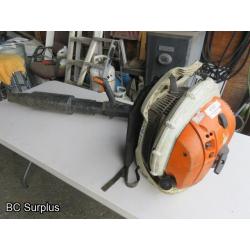 Q-446: Stihl 65cc Backpack Blower