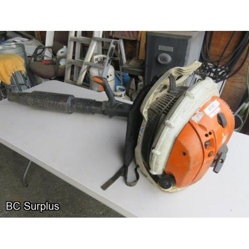 Q-446: Stihl 65cc Backpack Blower